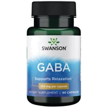 Swanson GABA ГАМК (гамма-аминомасляная кислота) 250 мг 60 капсул: Форма выпуска Капсулы