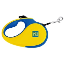 Поводок-рулетка Waudog R-leash Colors of freedom для собак светоотражающая лента XS до 12 кг 3 м (380-4020): Тип шнура Лента
