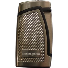 Зажигалка Silver Match SM BOWROAD DBL BLUEFLAME LIGHTER с двойным турбопламенем Темный лед (40674273DRI): Производитель Silver Match