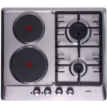 Варочная поверхность газовая Ventolux HG622 B3 S (X): Размеры для встраивания (ШxГ) 55x47 см