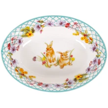 Блюдо Lefard Funny Bunny 18х13 см (985-175): Тип Блюдо