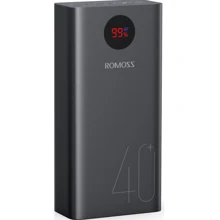 Зовнішній акумулятор Romoss Power Bank 40000mAh 18W PEA40 Black (PEA40-112-2A45): Кількість USB 3
