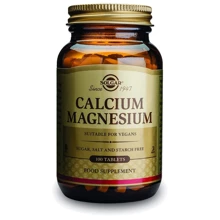 Solgar Calcium Magnesium 100 Tablets: Тип Магний + Кальций