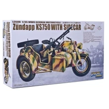 Мотоцикл Mars Models с коляской Zundapp KS 750 (Цюндапп) и прицепом: Производитель Mars Models