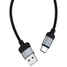 Кабель Borofone USB Cable to USB-C Dignity 1m Metalgray (BX28): Тип USB Cable - USB-C