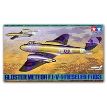 Модель Tamiya Британский самолет Meteor/V-1 (TAM61065): Производитель TAMIYA