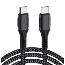 Кабель WIWU F20 PD Series USB-C to USB-C 2m Black: Тип USB-C - USB-C