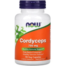 NOW Foods Cordyceps 750 mg 90 caps: Форма выпуска Капсулы