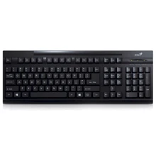 Клавиатура Genius KB-125 USB Black Ukr (31300723107): Подключение проводное