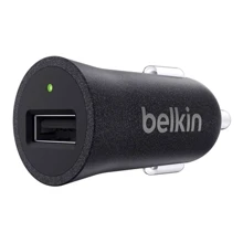 Зарядное устройство Belkin USB Car Charger Mixit Premium Metallic 2.4A Black (F8M730btBLK): Кабель в комплекте отсутствует