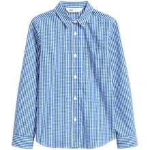 Рубашка H&M 512-3377775 140 см синяя: Тип Рубашки