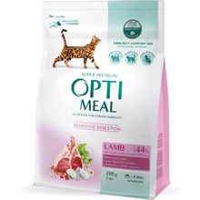Сухой корм Optimeal Adult Cats для кошек с чувствительным пищеварением со вкусом ягненка 0.2 кг (4820215362405): Тип Сухой корм