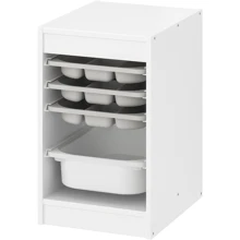 Стеллаж с контейнером/лотками ІКЕА TROFAST 34х44х56 см (994.804.49): undefined undefined