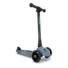Самокат Scoot&Ride серии Highwaykick-3 со светящимися колесами серо-синий, 3-6 лет/50кг (SR-96347): Количество колес 3