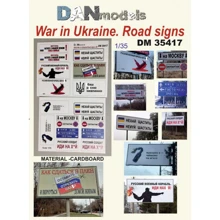 Аксессуары для диорамы DAN models Дорожные знаки. Украина 2022 №2 (картон) DAN35417: Производитель DAN models