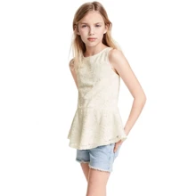 Блуза H&M 3597713 158-164 см молочная: Тип Блузы
