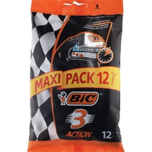 BIC 3 Action Станки без сменных картриджей 12 шт.: Вид Бритвенные станки