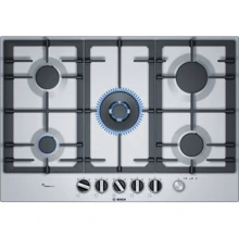 Варильна поверхня газова Bosch PCQ7A5M90: Розташування панелі фронтальне