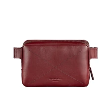Сумка поясная BlankNote DropBag mini (кожа Krast) Виноград - бордовая (BN-BAG-6-vin): Пол Женский