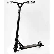 Самокат трюковый Best Scooter Reactor Black and White (112773): Количество колес 2