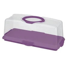Ємність для зберігання Violet House 0037 Plum для кексів (0037 PLUM прям. д/кексів с/к): Тип контейнер для кексов