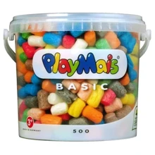 Кукурузный конструктор Play Mais Basic 500 эл. (160026): Количество деталей, шт. 500