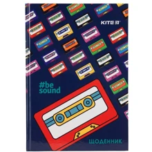 Щоденник шкільний Kite BeSound K19-262-10, тверда обкладинка: Виробник KITE