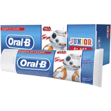 Oral-B Зубная паста Junior Нежная мята 75 ml: Назначение Для молочных зубов, Очищение