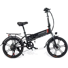 Электровелосипед SAMEBIKE 20LVXD30-II (350 Вт, 10 А/ч, 48 В), колеса 20", черный: Емкость батареи, ВтЧ 480
