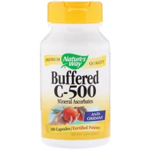 Nature's Way Buffered C-500 100 Caps Витамин C-500 буферизированный: Тип Витамин C