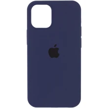 Чехол для iPhone Mobile Case Silicone Case Full Protective Midnight Blue for iPhone 13 Pro: Цвет синий