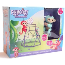 Комплект Fingerlings Jungle Gym PlaySet + интерактивная обезьянка Zoe: Тип животное