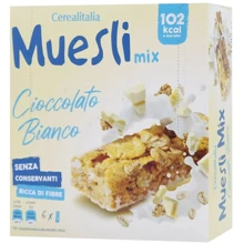 Батончик Cerealitalia зерновой Muesli Mix белый шоколад 150 г (8010121040771): Вес, г 150