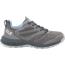 Кроссовки Jack Wolfskin Woodland Texapore Low W 4039241-6338 37 серые текстиль демисезон: Материал верха Текстиль