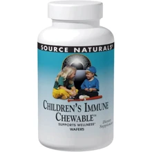 Source Naturals Wellness, Children's Immune Chewable, Delicious Berry Flavor, 30 Wafers (SNS-02138): Форма выпуска Таблетки жевательные
