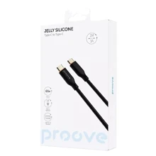 Кабель Proove Cable USB-C to USB-C Jelly Silicone 60W 1m Black: Тип USB-C - USB-C