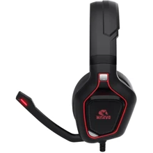 Навушники Marvo HG8960 Pro Red-LED Black/Red (HG8960): Тип конструкції повнорозмірні