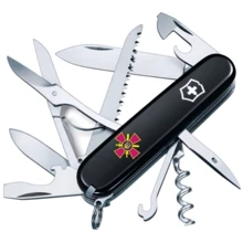 Мультитул Victorinox Huntsman Army 91мм/15 функций/черный /Эмблема СВ ВСУ (1.3713.3_W0020u): Тип мини-мультитул