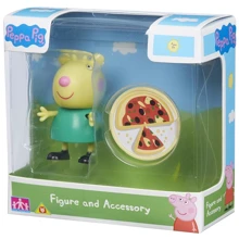 Фигурка Peppa Pig серии "Когда я вырасту" - Габриэла С Тарелочкой Пиццы (06771-4): Тип Персонаж мультфильма, фильма