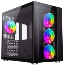 Корпус GameMax Infinity Mini Black: Форм-фактор материнской платы Flex-ATX / Mini-ITX