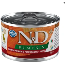 Беззерновий вологий корм для цуценят Farmina N&D Grain Pumpkin Chicken Puppy Mini з гарбузом куркою гранатом 140 г (8606014105711): Тип Влажный корм