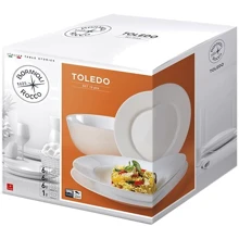 Столовый сервиз Bormioli Rocco Toledo 19 предметов (400875SAT021990): Количество персон 6