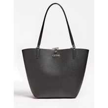 Женская сумка тоут Guess Alby Toggle Tote черная: Пол Женский