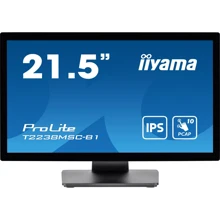 Монитор iiyama ProLite T2238MSC-B1: Покрытие экрана глянцевое