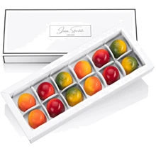 Цукерки шоколадні з начинкою Laviva Chocolate Fresco Box of 12 bonbons Fresco 180 г (UA-0012): Вага, г 180