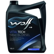 Моторное масло WOLF VITALTECH 5W40 B4 DIESEL 4Lx4: Тип Синтетическое