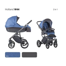 Универсальная коляска 2 в 1 Bebetto Holland (W44) синий: Тип коляски универсальная коляска (2-в-1)