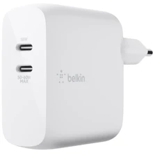Зарядное устройство Belkin USB-C Wall Charger GAN 50+18W White (WCH003VFWH): Особенности Быстрая зарядка, USB-C