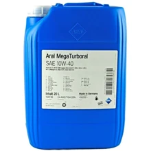 Моторне масло Aral MegaTurboral 10W-40 LA 20L: Тип напівсинтетичне