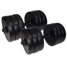 Гантель Newt Rock Pro 2 шт по 15.5 кг наборные композитные в пластиковой оболочке (NE-PL-G-015-2): Вес гантели, кг 15.5